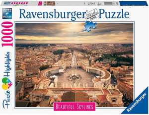 Ravensburger Puzzle, Puzzle 1000 Pezzi, Roma, Puzzle Per Adulti, Collezione Skylines, Puzzle Città, Puzzle Roma, Puzzle Ravensburger - Stampa Di Alta Qualità