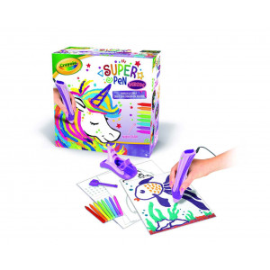 SUPER PEN Crayola Unicorno Neon, 1 Unità (Confezione Da 1), 25-0505