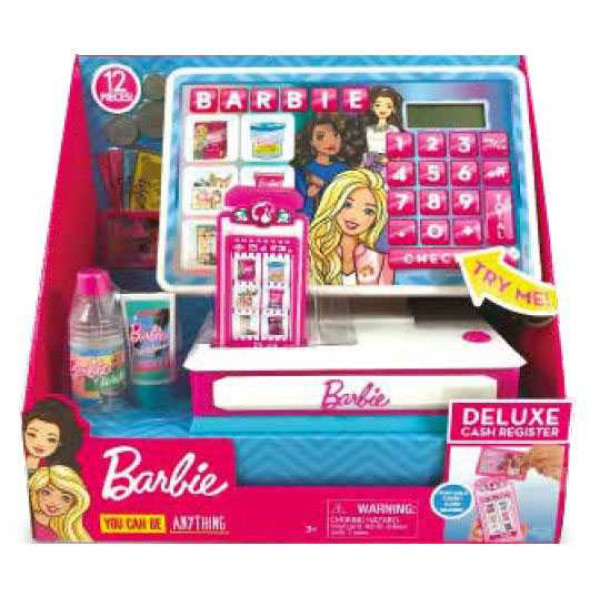 Grandi Giochi - Piccolo Registratore Di Cassa Barbie Gioco, BAR36000