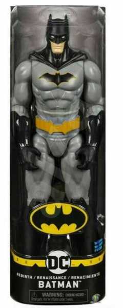 Dc Comics, Batman, Personaggio Bat-Tech Con Armatura Nera Da 30 Cm, Per Bambini Dai 3 Anni In Su