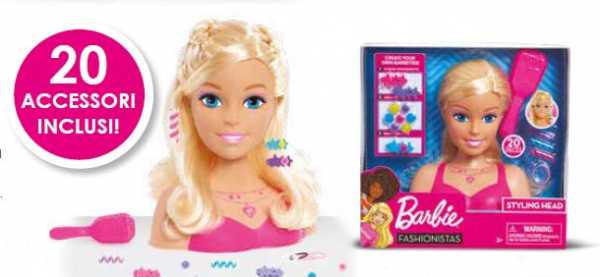 Grandi Giochi BAR28000, Barbie Fashionistas Styling Head