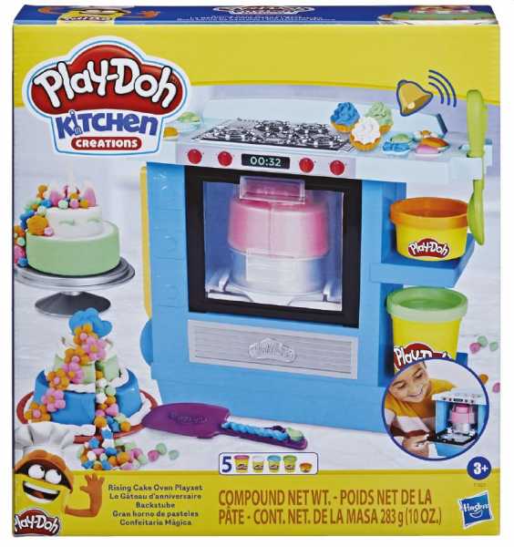 Hasbro Play-Doh Kitchen Creations - Playset Il Dolce Forno Di Play-Doh, Per Bambini Dai 3 Anni In Su, Con 5 Colori Di Pasta Da Modellare Atossica