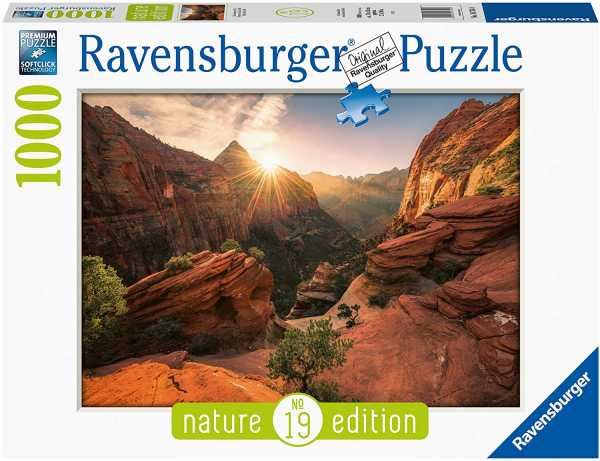 Ravensburger Zion Canyon Usa Puzzle, 1000 Pezzi, Colore Multicolore, 16754 8