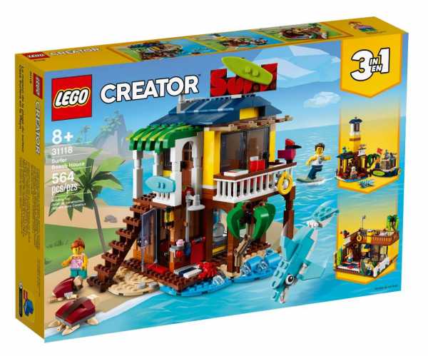 LEGO CREATOR SURFER BEACH HOUSE (31118)