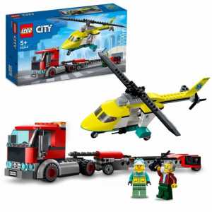 LEGO CITY VEHICLE TRASPORTATORE ELICOTTERI SALVATAGGIO (60343)