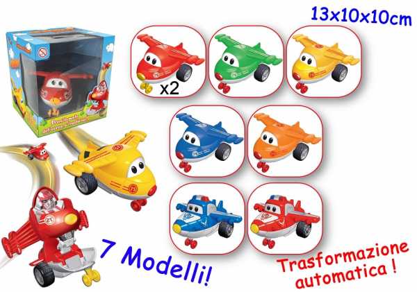 AEROBOT TRASFORMABILI 7 MODELL - Toys Garden (26571)