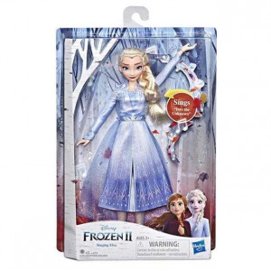 Hasbro Disney Frozen 2 - Elsa Cantante, Bambola Elettronica Con Abito Azzurro, Ispirato Al Film Frozen 2