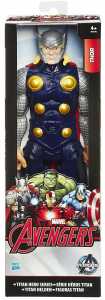 Marvel Avengers Thor (Action Figure 30 Cm Titan Hero Series Blast Gear), Multicolore